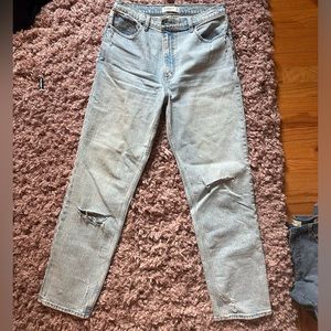 Abercrombie and fitch the ‘90s straight ultra high rise jeans
